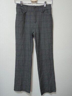 Notewo Gray Check High Waist Pants M